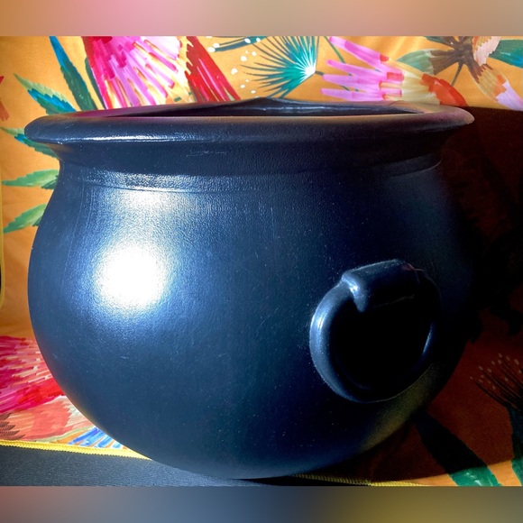 Vintage 1987 Halloween Caldron Blow Mold Candy Pail GIANT SIZE Large Blow Mold - Picture 5 of 15